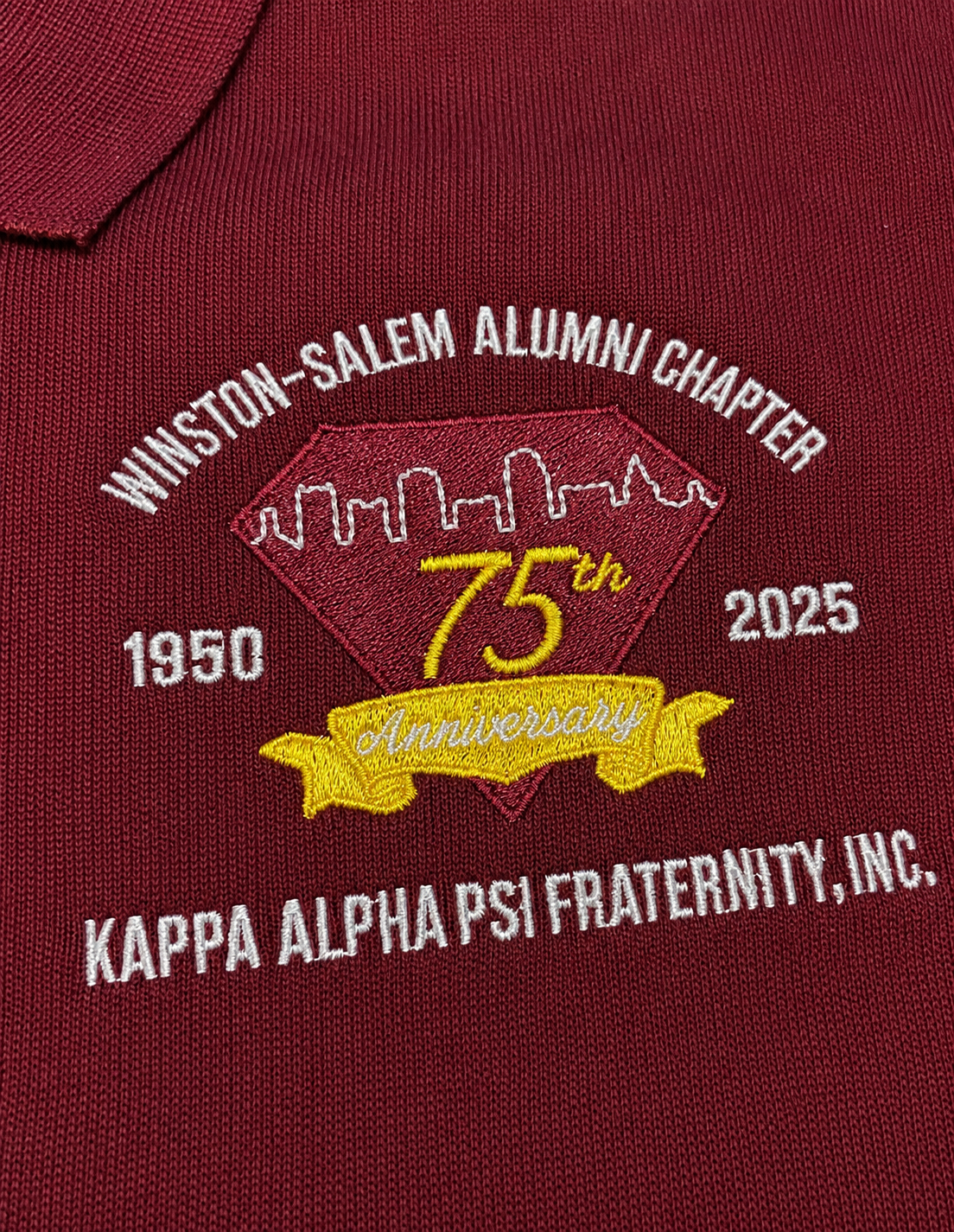 WSAC 75th Anniversary Polo – Striped Edition