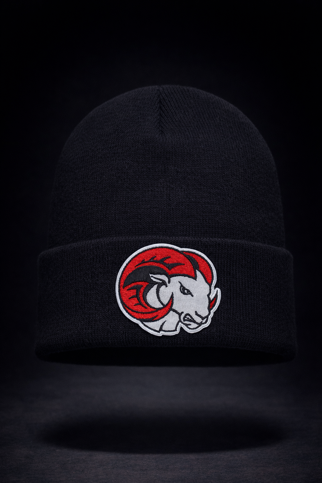 WSSU Ram Beanie- Black