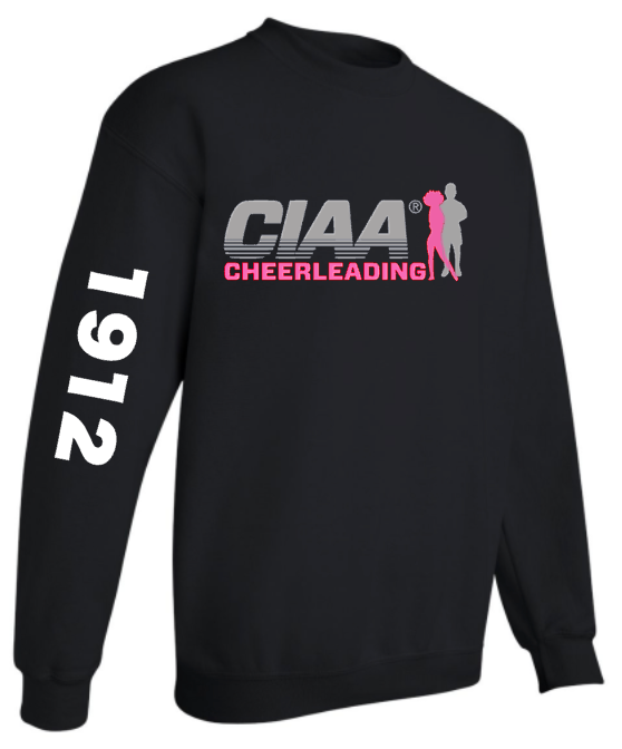 Black CIAA Cheerleading Crew Sweater