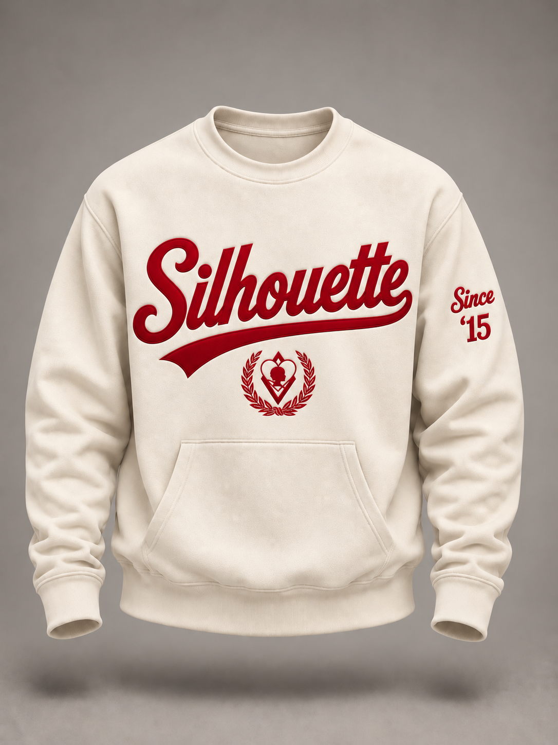 Custom Script Silhouette Crewneck