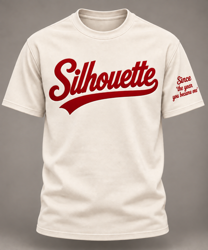 Custom Script Silhouette Tee