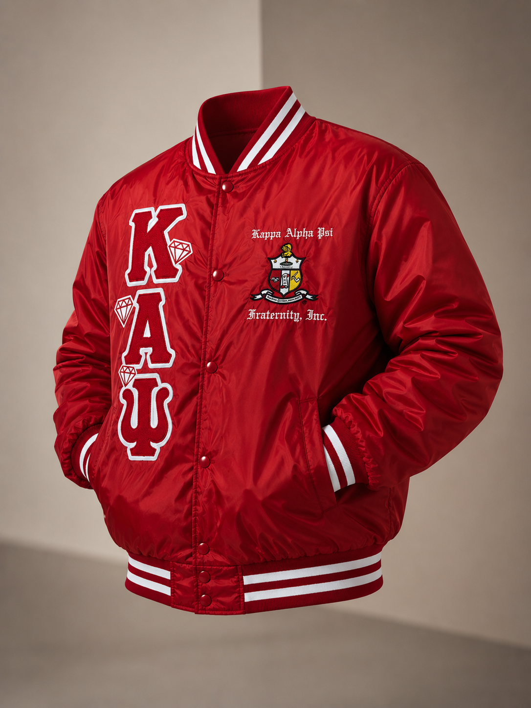 Kappa Alpha Psi® Diamonds Baseball Jacket