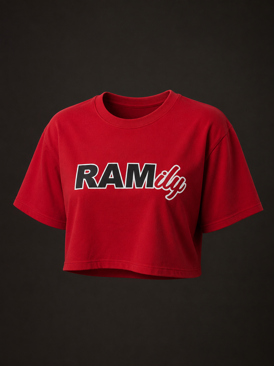 RAMily Oversize Crop Top Tee