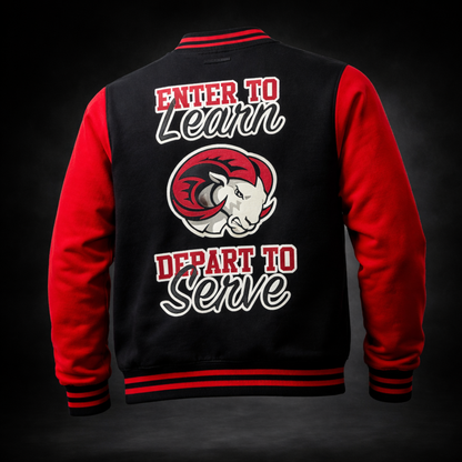WSSU "Enter To Learn" Lightweight Letterman Jacket