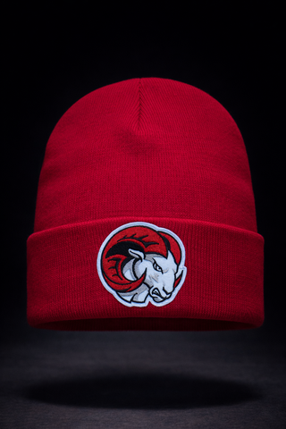 WSSU Ram Beanie- Red