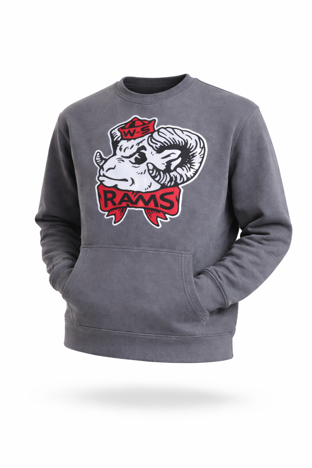 WSSU Full Color Retro Ram Crew