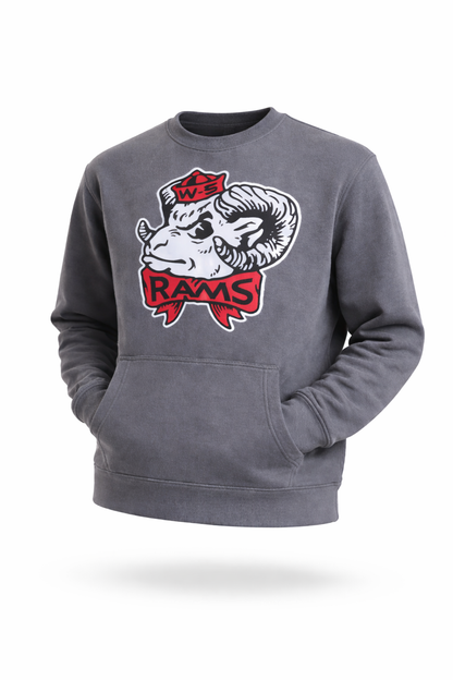 WSSU Full Color Retro Ram Crew