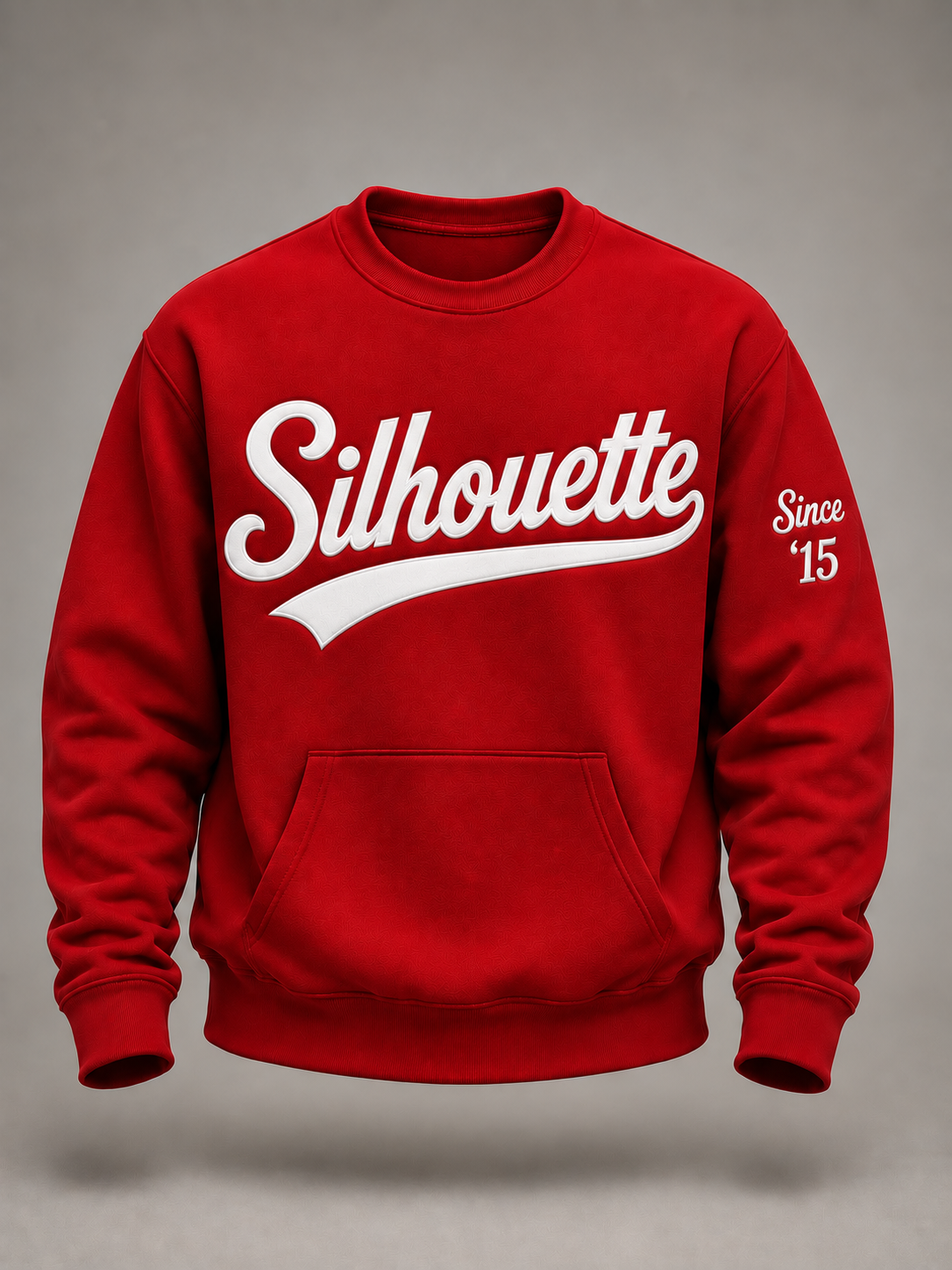 Custom Script Silhouette Crewneck