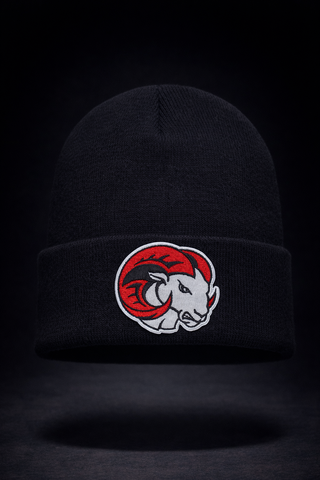 WSSU Ram Beanie- Black