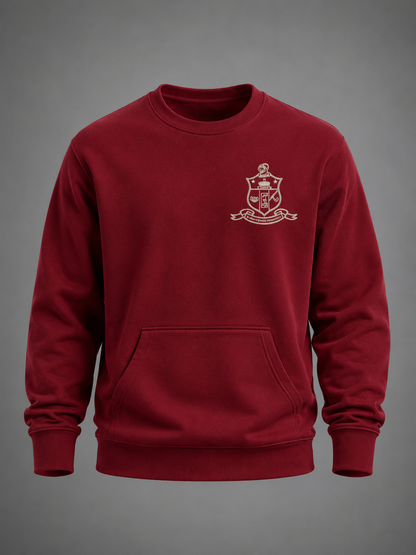 Fraternity Shield Pocket Crew Sweater