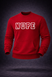 NUPE Twill Patch Crew Sweater