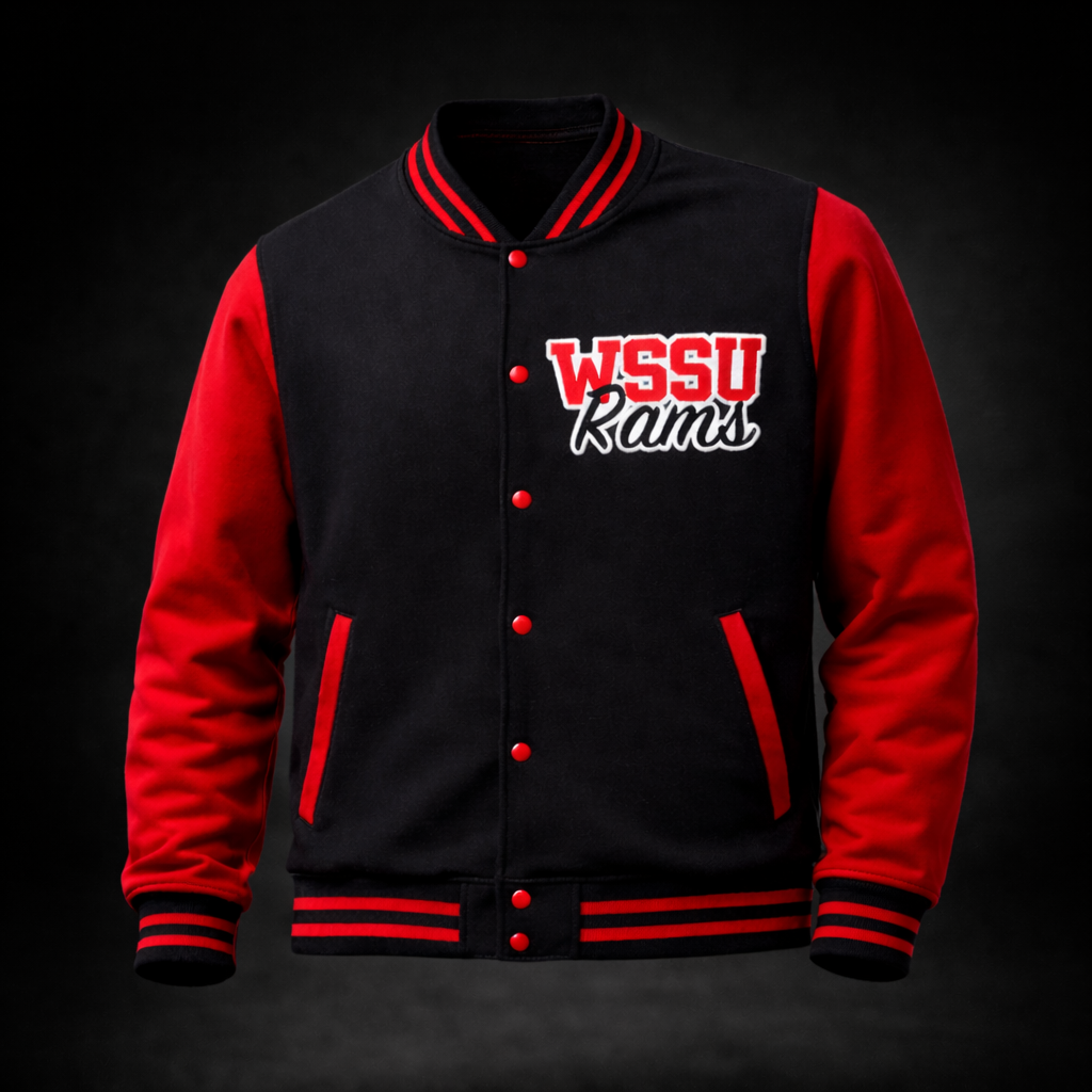 WSSU "Enter To Learn" Lightweight Letterman Jacket