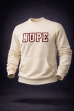NUPE Twill Patch Crew Sweater