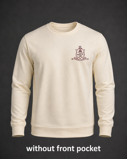 Fraternity Shield Pocket Crew Sweater