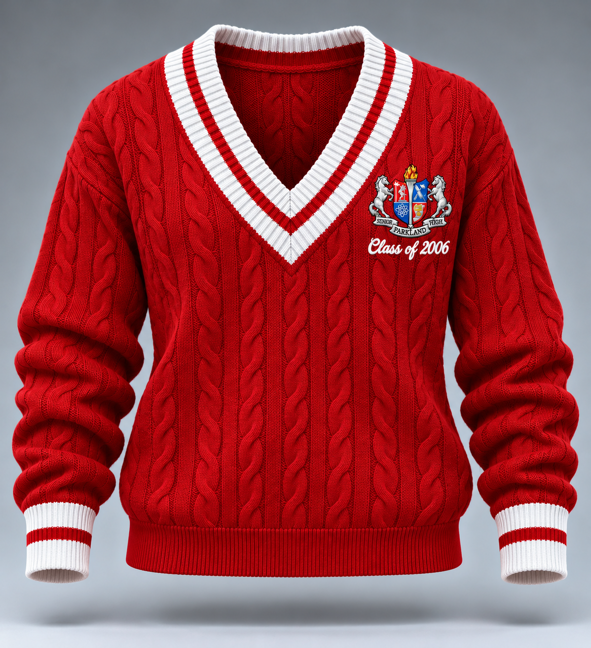 Women's Mustang Memories Cable Knit | Parkland Class of 2006