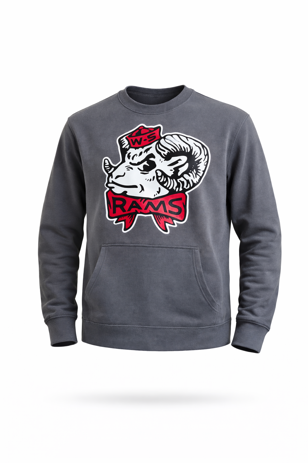 WSSU Full Color Retro Ram Crew