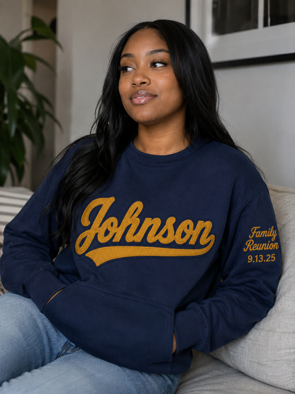 The Custom Script Crewneck