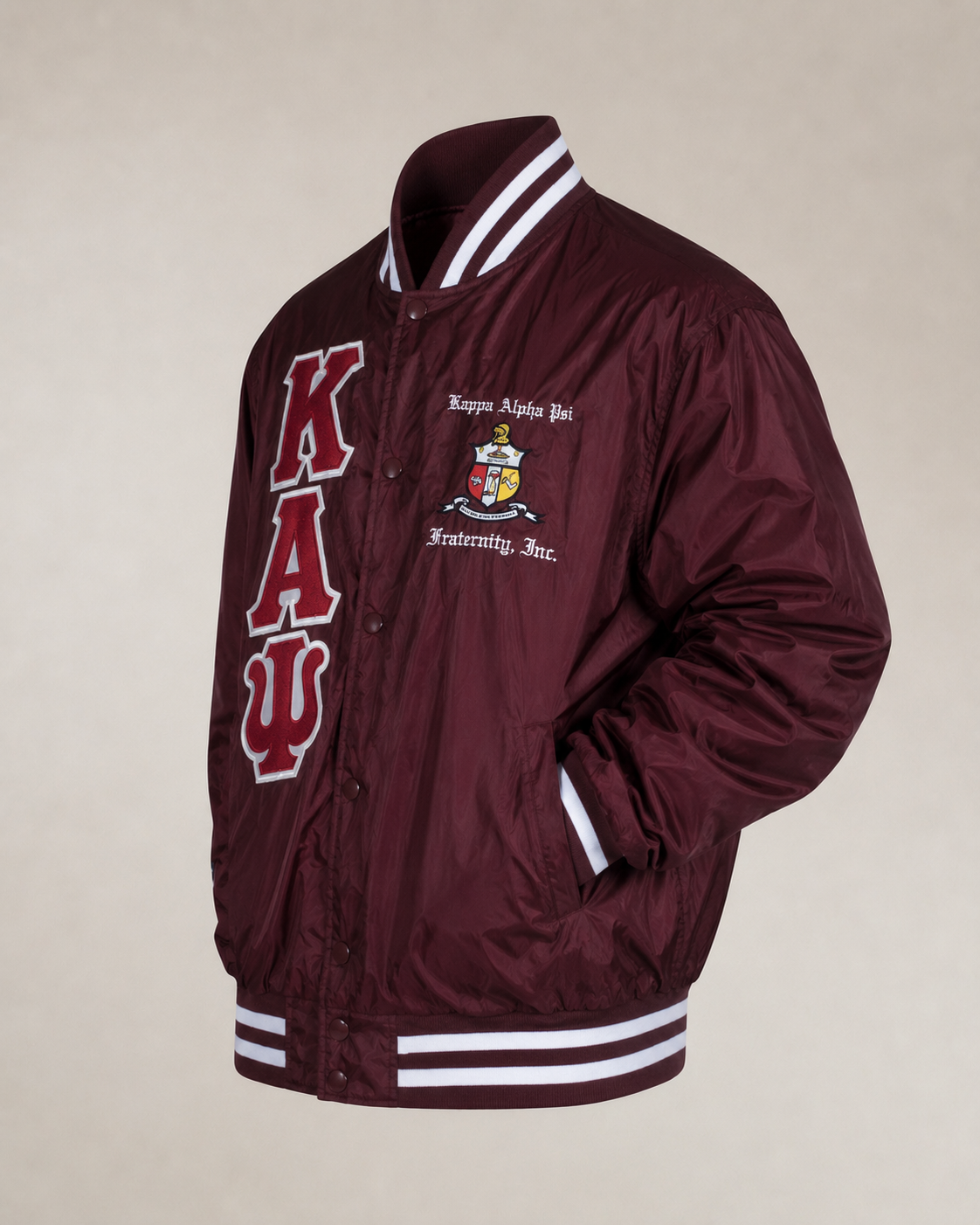 Kappa Alpha Psi® Crimson Stadium Jacket