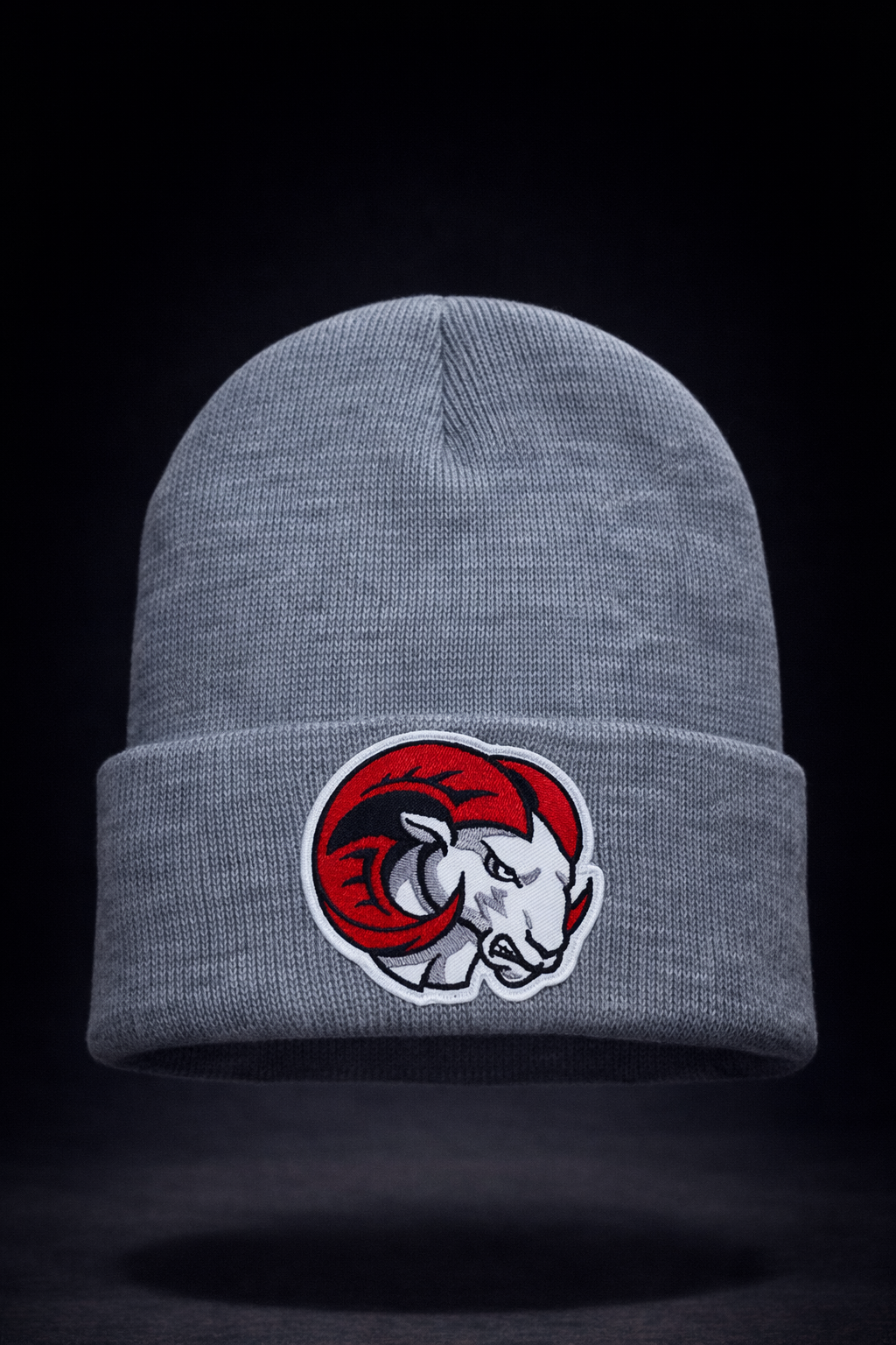 WSSU Ram Beanie- Grey