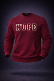 NUPE Twill Patch Crew Sweater