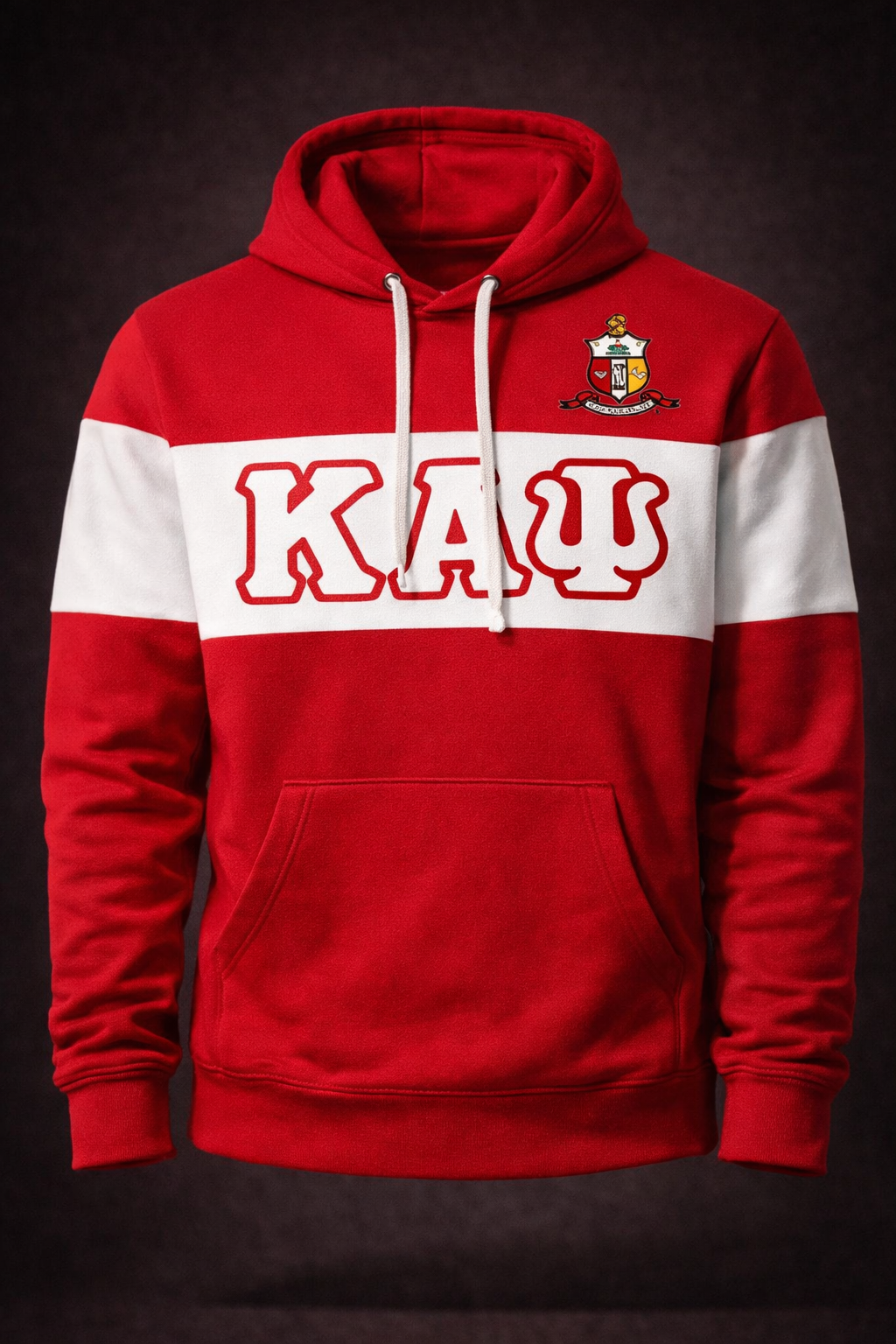 Kappa Alpha Psi Brotherhood Striped Hoodie