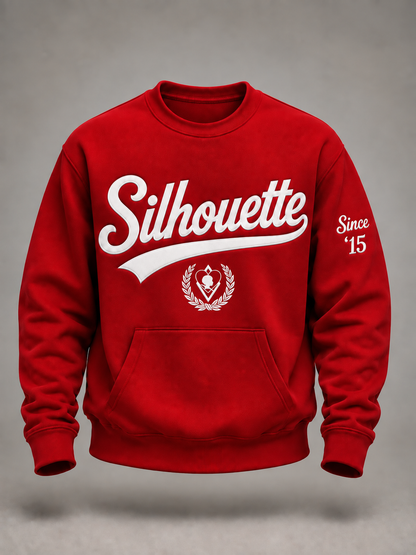 Custom Script Silhouette Crewneck
