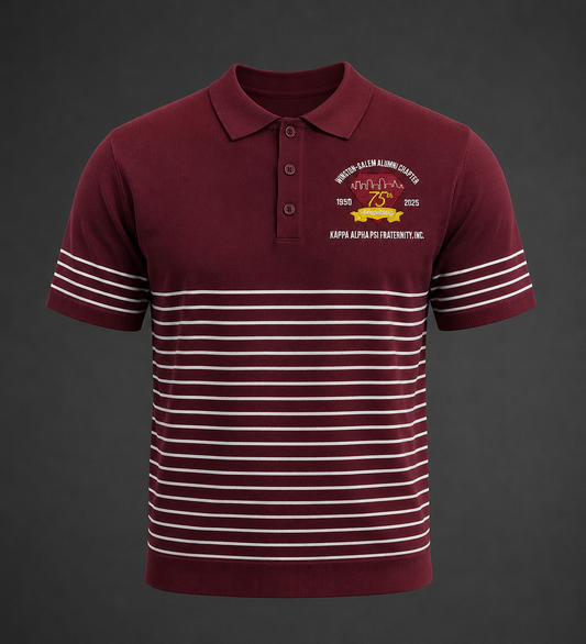 WSAC 75th Anniversary Polo – Striped Edition