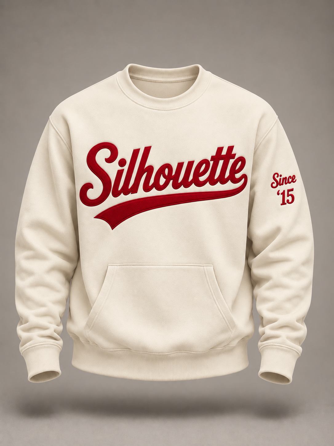 Custom Script Silhouette Crewneck