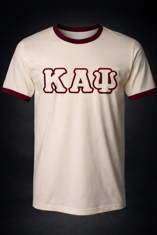 Kappa Alpha Psi Greek Letter Ringer Tee