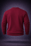 NUPE Twill Patch Crew Sweater