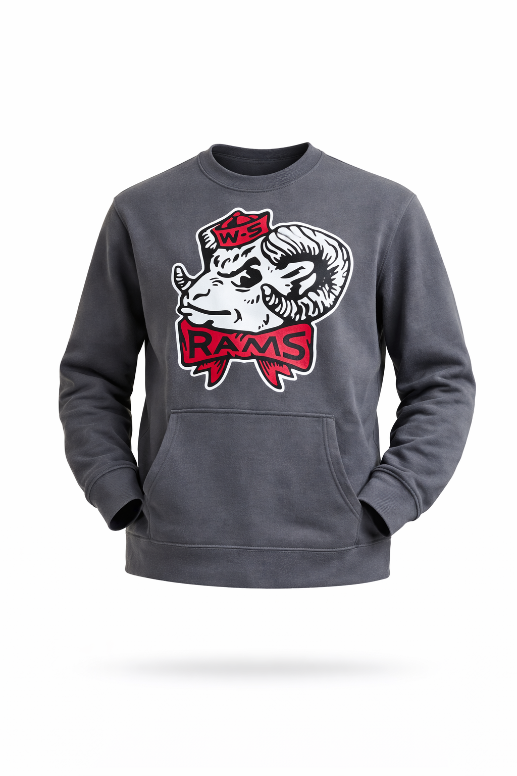 WSSU Full Color Retro Ram Crew