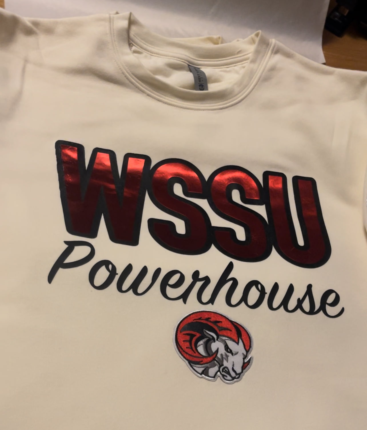 2024 Powerhouse Cream Crew Sweater
