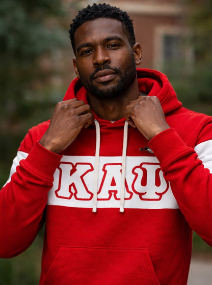 Kappa Alpha Psi Brotherhood Striped Hoodie