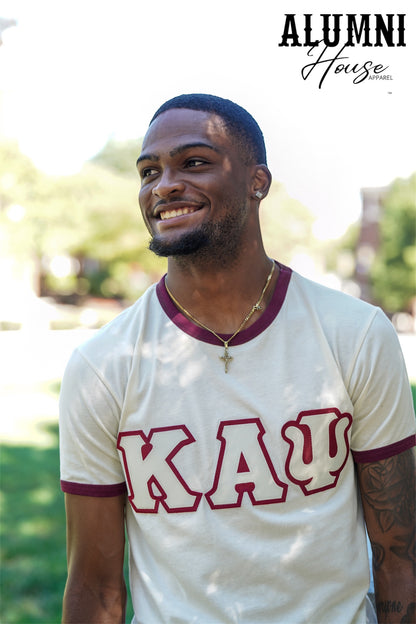 Kappa Alpha Psi Greek Letter Ringer Tee
