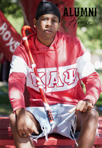 Kappa Alpha Psi Striped Hoodie
