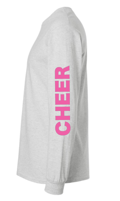Gray CIAA Cheerleading Longsleeve Tee