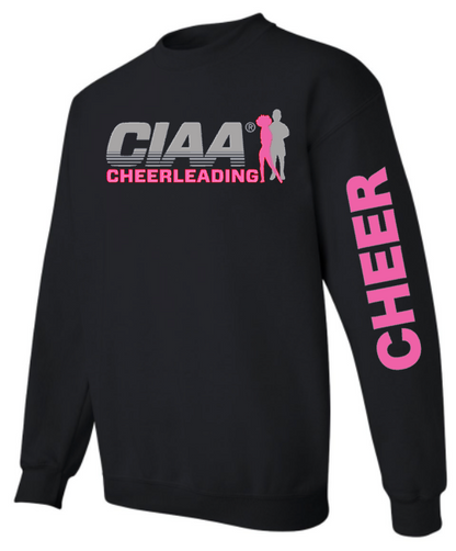 Black CIAA Cheerleading Crew Sweater
