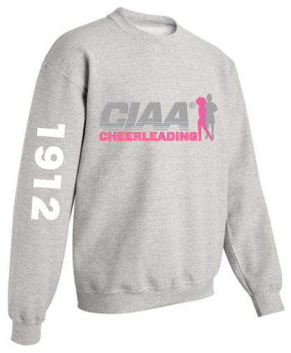 Gray CIAA Cheerleading Crew Sweater